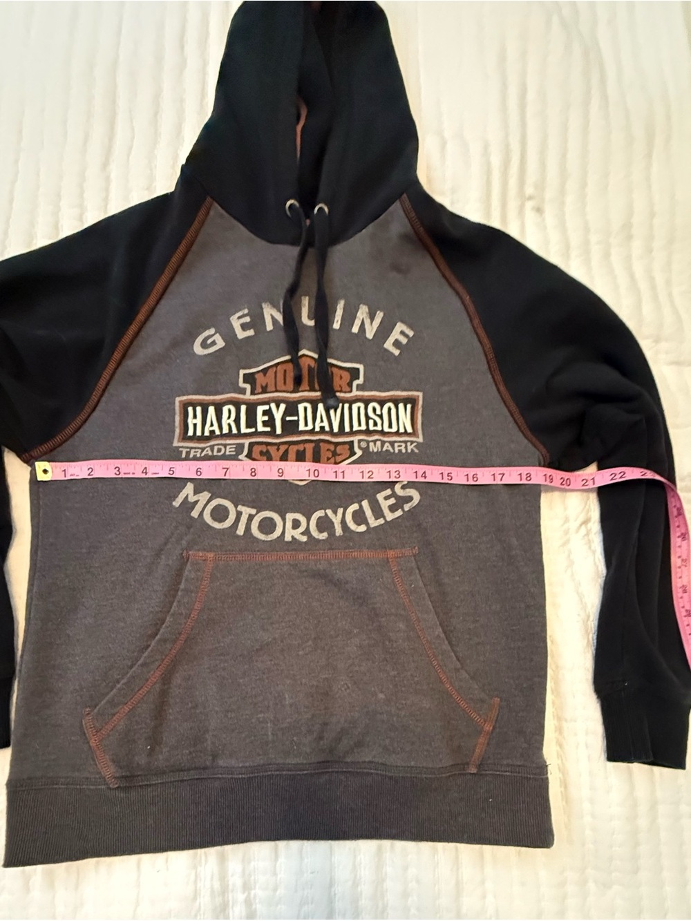 Harley-Davidson Genuine Motorcycles Pullover Hoodie – Size Small - Picture 6 of 13